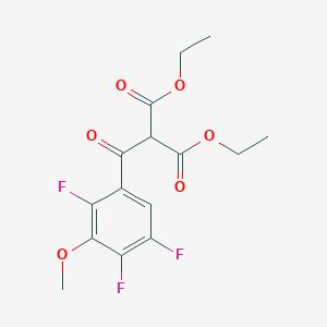 Diethyl 2-(2,4,5-trifluoro-3-methoxybenzoyl)malonate