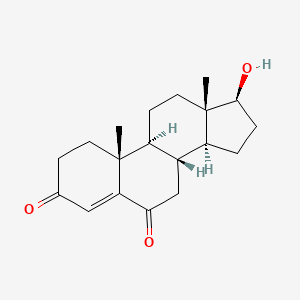 molecular formula C19H26O3 B1610865 4-Androsten-17beta-ol-3,6-dione CAS No. 570-94-5
