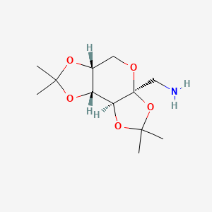 [(1R,2S,6S,9R)-4,4,11,11-Tetramethyl-3,5,7,10,12-pentaoxatricyclo[7.3.0.02,6]dodecan-6-yl]methanamine