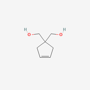 [1-(Hydroxymethyl)cyclopent-3-enyl]methan-1-ol