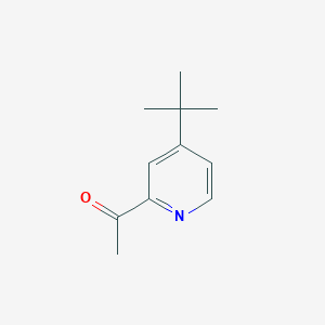 molecular formula C11H15NO B1610881 1-(4-(tert-Butyl)pyridin-2-yl)ethanone CAS No. 41225-63-2