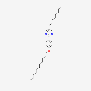 molecular formula C30H48N2O B1610895 4-Dodecyloxy-1-(5-octylpyrimidin-2-yl)benzene CAS No. 57202-54-7