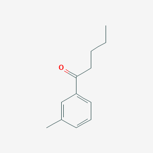 molecular formula C12H16O B1610900 1-M-Tolyl-pentan-1-one CAS No. 20359-57-3