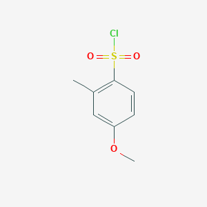molecular formula C8H9ClO3S B1610906 4-Methoxy-2-methyl-benzenesulfonyl chloride CAS No. 68978-27-8
