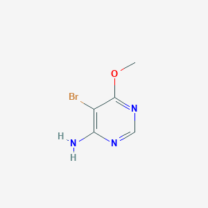molecular formula C5H6BrN3O B1610907 5-Bromo-6-methoxypyrimidin-4-amine CAS No. 54928-24-4