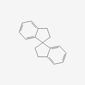 molecular formula C17H16 B1610910 2,2',3,3'-Tetrahydro-1,1'-spirobi[indene] CAS No. 7197-62-8