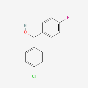 molecular formula C13H10ClFO B1610911 (4-Chlorophenyl)(4-fluorophenyl)methanol CAS No. 2795-76-8