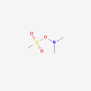 molecular formula C3H9NO3S B1610913 N,N-Dimethyl-O-(methylsulfonyl)hydroxylamine CAS No. 75812-61-2