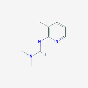molecular formula C9H13N3 B1610915 N,N-Dimethyl-N'-(3-methylpyridin-2-yl)formimidamide CAS No. 36172-55-1