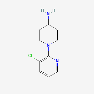 molecular formula C10H14ClN3 B1610916 1-(3-Chloropyridin-2-YL)piperidin-4-amine CAS No. 777009-05-9