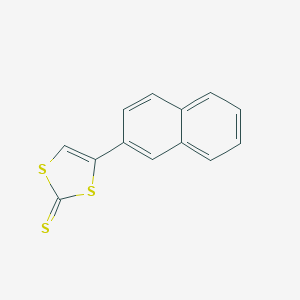 molecular formula C13H8S3 B161092 4-(2-Naphthyl)-1,3-dithiol-2-thione CAS No. 127198-67-8