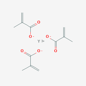 molecular formula C12H18O6Y B1610921 Yttrium tris(2-methylprop-2-enoate) CAS No. 79718-33-5