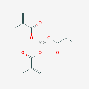 molecular formula C12H15O6Y B1610921 Yttrium tris(2-methylprop-2-enoate) CAS No. 79718-33-5