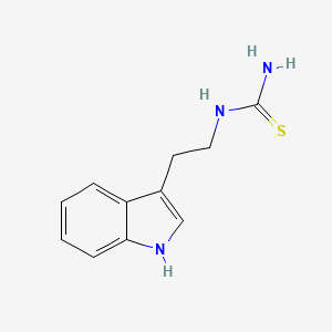 molecular formula C11H13N3S B1610927 [2-(1H-Indol-3-yl)-ethyl]-thiourea CAS No. 312751-53-4