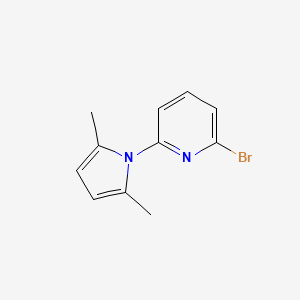 molecular formula C11H11BrN2 B1610928 2-Bromo-6-(2,5-dimethyl-1h-pyrrol-1-yl)pyridine CAS No. 198209-31-3