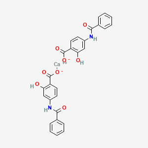 molecular formula C28H20CaN2O8 B1610932 Benzoylpas (Calcium) CAS No. 528-96-1