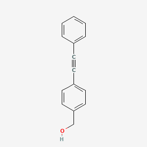 molecular formula C15H12O B1610939 (4-(Phenylethynyl)phenyl)methanol CAS No. 54737-75-6
