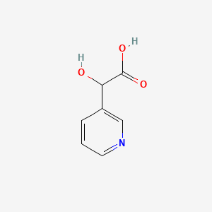 molecular formula C7H7NO3 B1610951 alpha-Hydroxypyridine-3-acetic acid CAS No. 49769-60-0