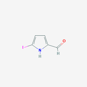 molecular formula C5H4INO B1610953 5-Iodo-1H-pyrrole-2-carbaldehyde CAS No. 40566-13-0