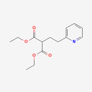 Diethyl [2-(pyridin-2-yl)ethyl]propanedioate