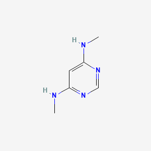molecular formula C6H10N4 B1610968 N4,N6-dimethylpyrimidine-4,6-diamine CAS No. 66131-72-4