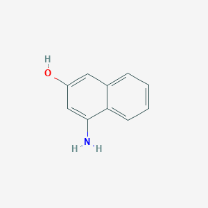 molecular formula C10H9NO B1610970 4-Aminonaphthalen-2-OL CAS No. 90923-80-1