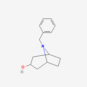 molecular formula C14H19NO B1610975 8-Benzyl-8-azabicyclo[3.2.1]octan-3-ol CAS No. 3804-68-0