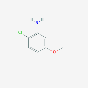 molecular formula C8H10ClNO B1610976 2-氯-5-甲氧基-4-甲基苯胺 CAS No. 133088-44-5