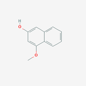 molecular formula C11H10O2 B1610982 4-甲氧基萘-2-醇 CAS No. 26693-50-5