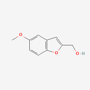 molecular formula C10H10O3 B1610983 (5-Methoxy-1-benzofuran-2-yl)methanol CAS No. 37603-26-2