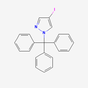 molecular formula C22H17IN2 B1610984 4-Iodo-1-trityl-1H-pyrazole CAS No. 191980-54-8