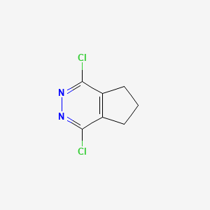 molecular formula C7H6Cl2N2 B1610985 1,4-Dichloro-6,7-dihydro-5H-cyclopenta[d]pyridazine CAS No. 91846-80-9