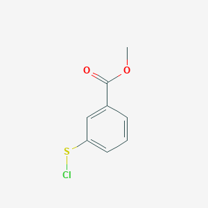 molecular formula C8H7ClO2S B1610988 Benzoic acid, 3-(chlorothio)-, methyl ester CAS No. 88489-85-4