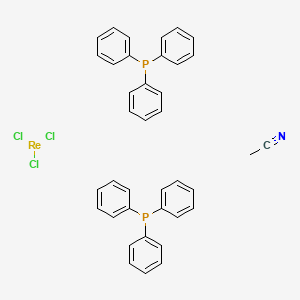 molecular formula C38H33Cl3NP2Re B1610992 (乙腈)三氯双(三苯基膦)铼(III) CAS No. 34387-57-0