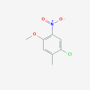 molecular formula C8H8ClNO3 B1610993 1-Chloro-4-methoxy-2-methyl-5-nitrobenzene CAS No. 101080-03-9