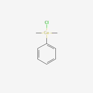 molecular formula C8H11ClGe B1610994 PHENYLDIMETHYLCHLOROGERMANE CAS No. 22702-76-7