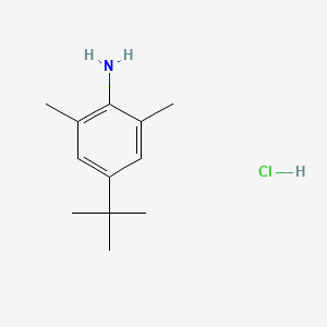 molecular formula C12H20ClN B1610995 4-tert-Butyl-2,6-dimethylaniline hydrochloride CAS No. 859784-19-3