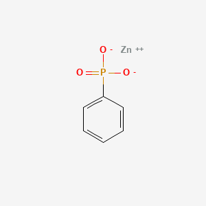 molecular formula C6H5O3PZn B1610998 zinc;dioxido-oxo-phenyl-λ5-phosphane CAS No. 34335-10-9