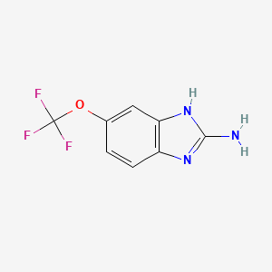 molecular formula C8H6F3N3O B1611007 2-Amino-5-(trifluoromethoxy)benzimidazole CAS No. 132877-27-1