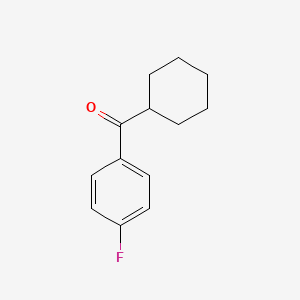 molecular formula C13H15FO B1611009 Cyclohexyl 4-fluorophenyl ketone CAS No. 85014-02-4