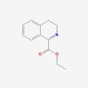 molecular formula C12H13NO2 B1611022 Ethyl 3,4-dihydroisoquinoline-1-carboxylate CAS No. 88612-00-4