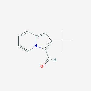 molecular formula C13H15NO B1611026 2-Tert-butylindolizine-3-carbaldehyde CAS No. 83164-31-2