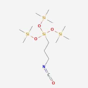 molecular formula C13H33NO4Si4 B1611027 3-Isocyanatopropyltris(trimethylsiloxy)silane CAS No. 25357-82-8