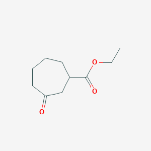 molecular formula C10H16O3 B1611028 Ethyl 3-oxocycloheptanecarboxylate CAS No. 50559-00-7