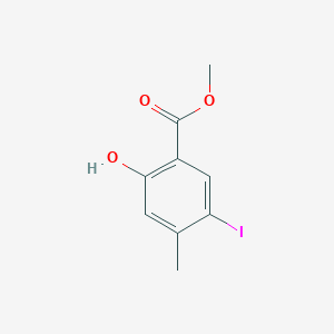 molecular formula C9H9IO3 B1611035 Methyl 2-hydroxy-5-iodo-4-methylbenzoate CAS No. 850146-80-4