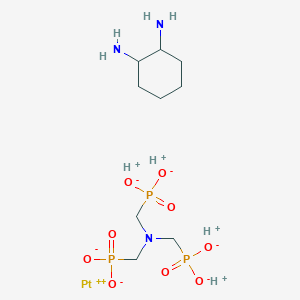 Diamminecyclohexanoaminotrismethylenephosphonatoplatinum(II)