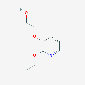 molecular formula C9H13NO3 B1611040 2-(2-Ethoxypyridin-3-yloxy)ethanol CAS No. 313657-94-2