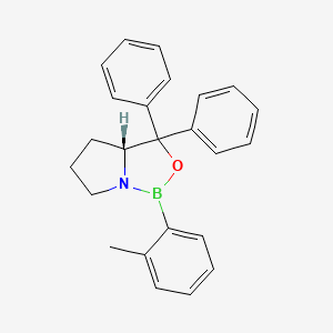 molecular formula C24H24BNO B1611041 (R)-(+)-o-Tolyl-CBS-oxazaborolidine CAS No. 865812-10-8