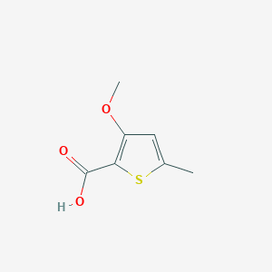 molecular formula C7H8O3S B1611049 3-Methoxy-5-methylthiophene-2-carboxylic acid CAS No. 83261-26-1