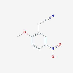 molecular formula C9H8N2O3 B1611056 (2-Methoxy-5-nitrophenyl)acetonitrile CAS No. 99459-52-6